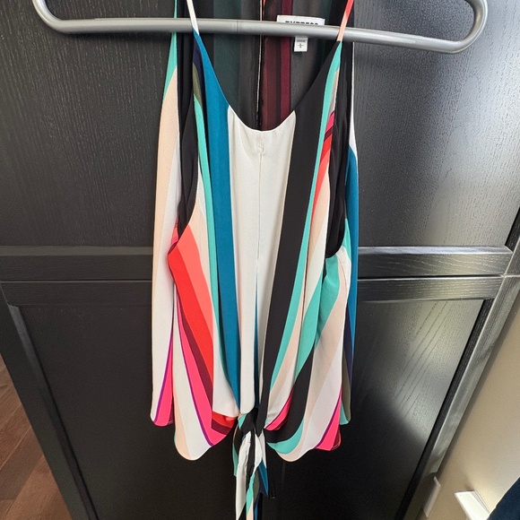 Express Top Sleeveless Tie Front Blouse - Picture 1 of 3